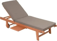 Garden Pleasure Sonnenliege SAN DIEGO braun Holz