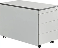 mauser Rollcontainer lichtgrau 4 Ausz&uuml;ge 41,7 x 80,0 x 57,9 cm