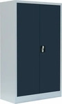 L&Uuml;LLMANN Stahlschrank 530298 anthrazit, lichtgrau 2 Fachb&ouml;den 80,0 x 38,3 x 120,0