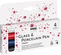 KREUL Classic Porzellanstifte farbsortiert 1,0 - 2,0 mm, 4 St.