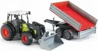 bruder Claas Nectis 267F Traktor mit Anh&auml;nger 2112 Spielzeugauto