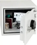phoenix Tresor FS1281F Titan mit Feuerschutz signalwei&szlig; 41,2 x 36,3 x 35,2 cm