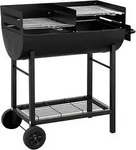 tepro Holzkohlegrill Detroit 75,0 x 75,0 x 86,5 cm, 1 St. schwarz