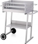tepro Holzkohlegrill Pasadena 84,0 x 52,0 x 90,0 cm, 1 St. silber