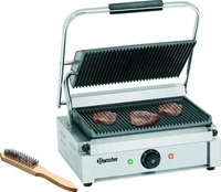 Bartscher "Panini" 1R Kontaktgrill silber