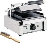 Bartscher 1800 1GR Kontaktgrill silber