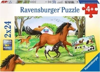 Ravensburger Welt der Pferde Puzzle, 2 x 24 Teile