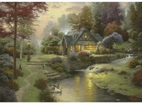 Schmidt Thomas Kinkade Friedliche Abendstimmung Puzzle, 1000 Teile