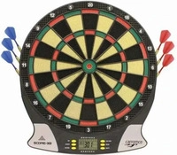 carromco Dartscheibe mit Darts Score 301 schwarz