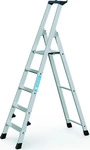 ZARGES Stehleiter einseitig Nova S silber 5 Stufen, H: 203,0 cm