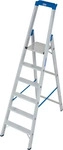 KRAUSE Stehleiter einseitig STABILO silber 6 Stufen, H: 225,0 cm