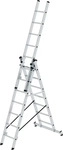 MUNK Vielzweckleiter 11107 silber 3x 7 Sprossen, H: 503,0 cm