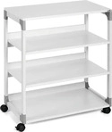 DURABLE System Multi Trolley 88 B&uuml;rowagen grau 4 Ebenen 75,0 x 43,2 x 87,9 cm