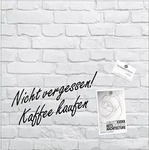 Sigel GL164, SIGEL Glas-Magnettafel artverum 48,0 x 48,0 cm White-Klinker