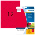 Herma 5156, HERMA Etiketten 5156 rot 60,0 x 60,0 mm, 20 Blatt neonrot