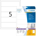 Herma 5032, HERMA Einsteck-R&uuml;ckenschilder 5032 wei&szlig; f&uuml;r 7,0 - 8,0 cm