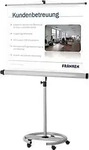 FRANKEN XFSL15, FRANKEN Stativleinwand MOBIL 1:1, 150 x 150 cm Projektionsfl&auml;che