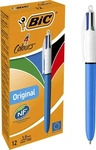 BIC 4-Farben-Kugelschreiber 4 Colours mineral tones grau, hellt&uuml;rkis, olivgr&uuml;n,