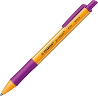 Stabilo 6030/58, STABILO Kugelschreiber pointball orange, Schreibfarbe: lila, 1 St.