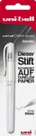 uni-ball 146801, uni-ball SIGNO UM-153 Gelschreiber 0,6 mm, Schreibfarbe: wei&szlig;, 1