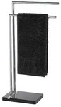 WENKO Handtuchständer Noble silber, schwarz WENKO Handtuchständer Noble silber, schwarz