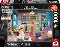 Schmidt Secret Puzzle Gro&szlig;mutters Stube Puzzle, 1000 Teile