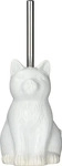 WENKO WC-Garnitur Cat wei&szlig; Stein, 1 St.