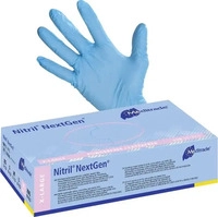 Meditrade unisex Einmalhandschuhe Nitril NextGen blau Gr&ouml;&szlig;e XL, 100 St.