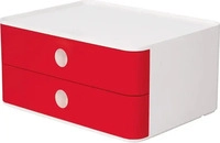 HAN Schubladenbox Smart Box ALLISON rot 1120-17D, DIN A5 mit 2 Schubladen, 1 St.