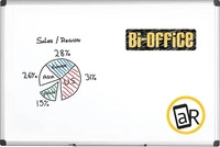 Bi-Office MA2707170, Bi-Office Whiteboard MAYA 180,0 x 120,0 cm wei&szlig; lackierter