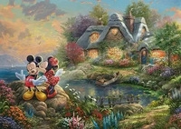 Schmidt Disney Mickey & Minnie Sweethearts Mickey & Minnie Puzzle, 1000 Teile