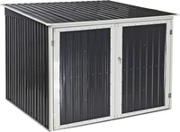 tepro Fahrradbox, anthrazit/wei&szlig;, 1 St.