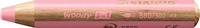 Stabilo 880/750, STABILO woody 3 in 1 Buntstift rosa, 1 St.