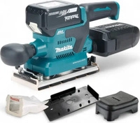 makita DBO382Z Akku-Schwingschleifer 18,0 V, ohne Akku blau/schwarz