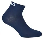 FILA 3P Quarter Plain Socks Marine Gr 35/38