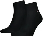 Tommy Hilfiger 2P Men Quarter Sock Schwarz Gr 39/42 Herren