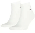 Tommy Hilfiger 2P Men Quarter Sock Wei&szlig; Gr 39/42 Herren