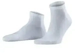 Falke 2P Happy Sneaker Socks Wei&szlig; Baumwolle Gr 39/42 Herren