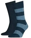 Tommy Hilfiger 2P Men Rugby Sock Jeansblau Gr 39/42 Herren