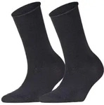 Falke 2P Women Casual Happy Sock Marine Gr 35/38 Damen