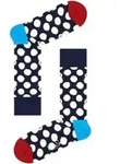 Happy Socks Big Dot Snowman Crew Sock Dunkelblau Baumwolle Gr 36/40
