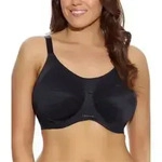 Elomi BH Energise Sports Bra Schwarz Nylon E 90 Damen