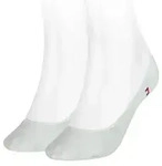Tommy Hilfiger 2P Women Invisible Footie Socks Wei&szlig; Gr 35/38 Damen