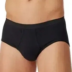 Schiesser 2P Original Classics Fine Rib Sport Briefs Schwarz Baumwolle Small...