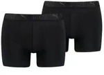 Puma 2P Sport Microfiber Boxer Schwarz Polyester Small Herren
