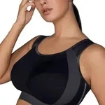 Anita BH Active Extreme Control Plus Sports Bra Schwarz/Grau F 65 Damen