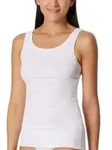 Schiesser Pure Rib Organic Cotton Top Wei&szlig; 36 Damen