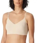 Schiesser BH Invisible Soft Bustier Padded Bralette Beige 36 Damen