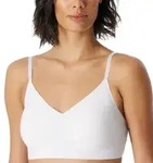 Schiesser BH Invisible Soft Bustier Padded Bralette Wei&szlig; 36 Damen