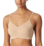 Schiesser BH Invisible Soft Bustier Padded Bralette Sand 36 Damen